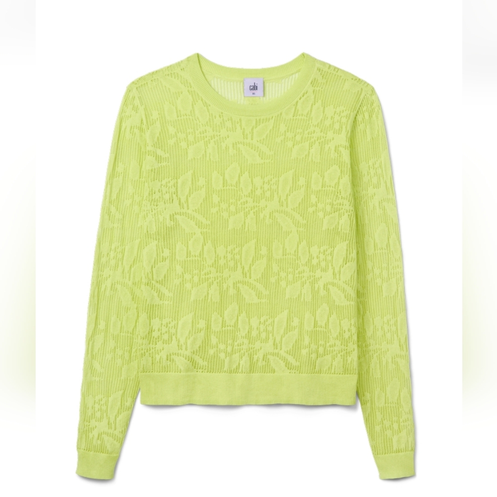 Cabi Key Lime Summer Sweater